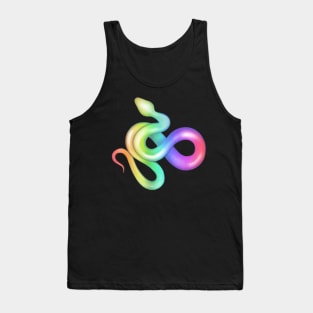 Rainbow snake Tank Top